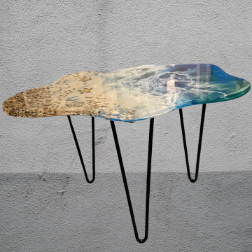 Table d'appoint ou à café fabriquée à la main