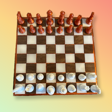 Jeu d'échec artisanal