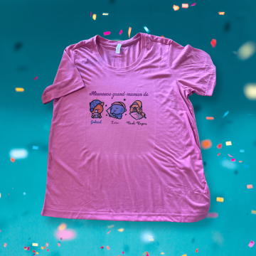 Customized T-Shirt - Heureuse Grand-Maman