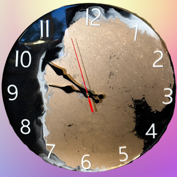 Handmade Clock - Goldem