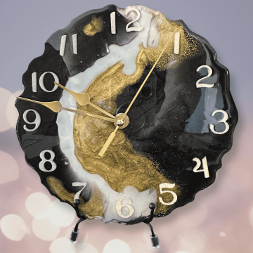 Handmade Clock - Gold