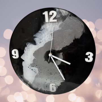 Handmade Clock - Silver