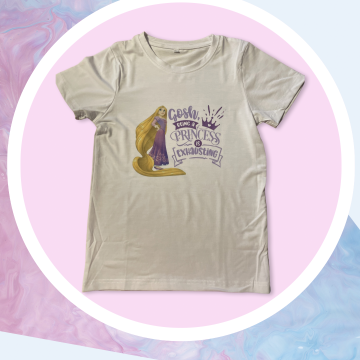 Customized T-Shirt - Long-Haired Princess