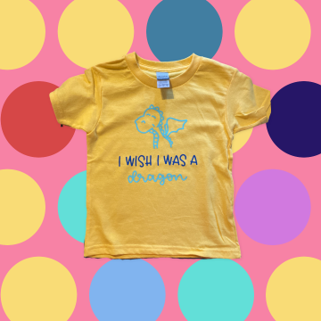 Customized T-Shirt - Wish I was a Dragon