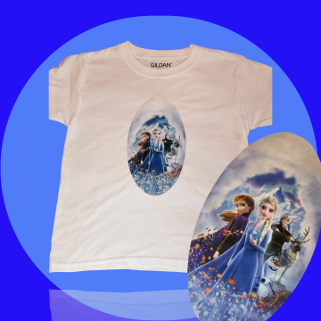 Customized T-Shirt - Elsa & Anna